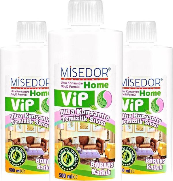 Misedor 3'Lü Set Vip Doğal Genel Temizlik Sıvısı 500 Ml - Image 1