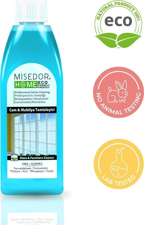 Misedor Doğal Cam Ve Mobilya Temizleyici 400 Ml - Image 1