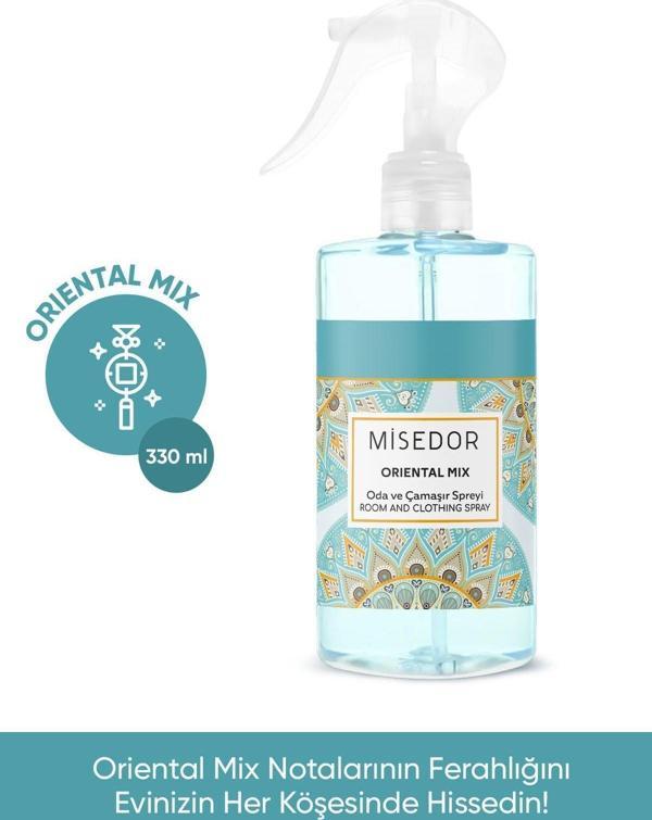 Misedor Oriental Mix Oda Kokusu Ve Çamaşır Parfümü 330 Mlu - Image 1