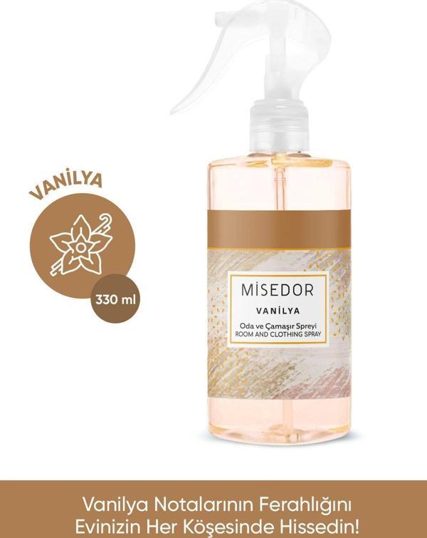 Misedor Vanilya Oda Kokusu Ve Çamaşır Parfümü 330 Ml - Image 1