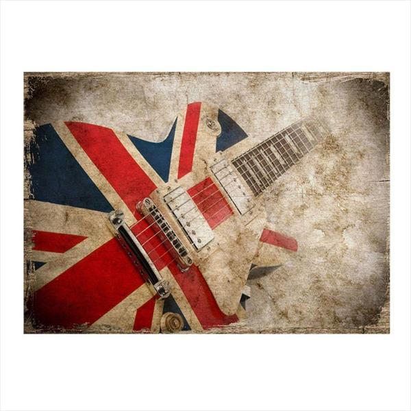 Bedeko İngiliz Gitarı Art Mdf Poster - Image 1