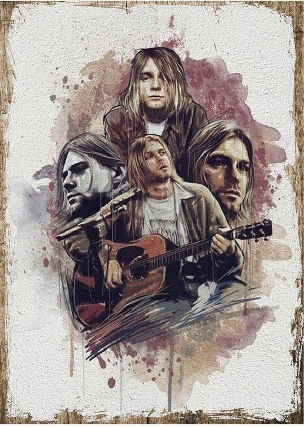 Bedeko Kurt Cobain Tasarım Tablo - Image 1