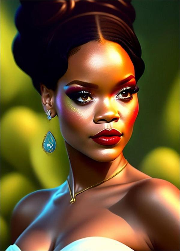 Bedeko Rihanna Temalı Tablo - Image 1