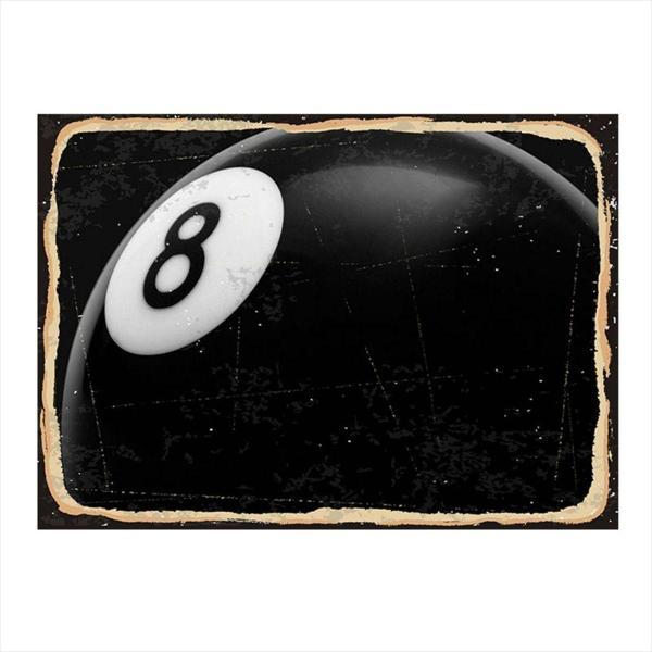 Bedeko Siyah Bilardo Topu Art Mdf Poster - Image 1