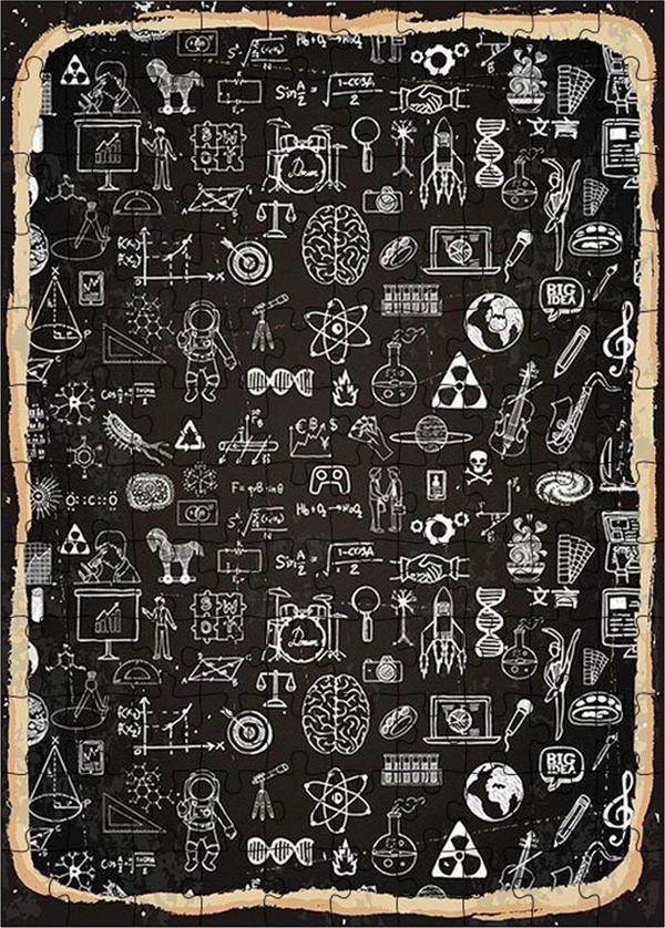 Tablomega Ahşap Mdf Puzzle Yapboz Bilim Mirası - Image 1