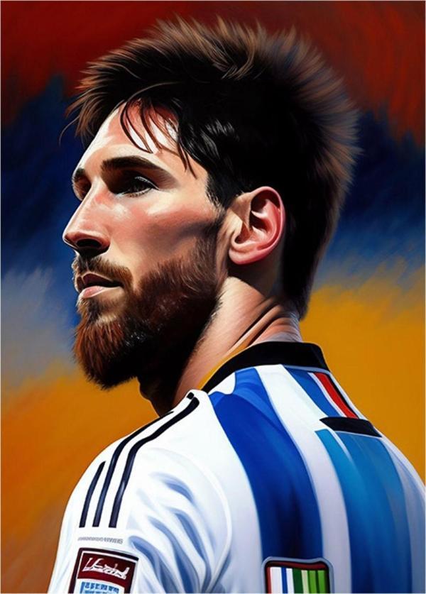 Bedeko Messi Arjantin Temalı Tablo - Image 1