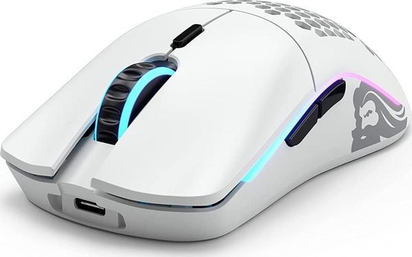Glorious Model O Kablosuz Mat Beyaz RGB Oyuncu Mouse GLO-MS-OW-MW - Image 1
