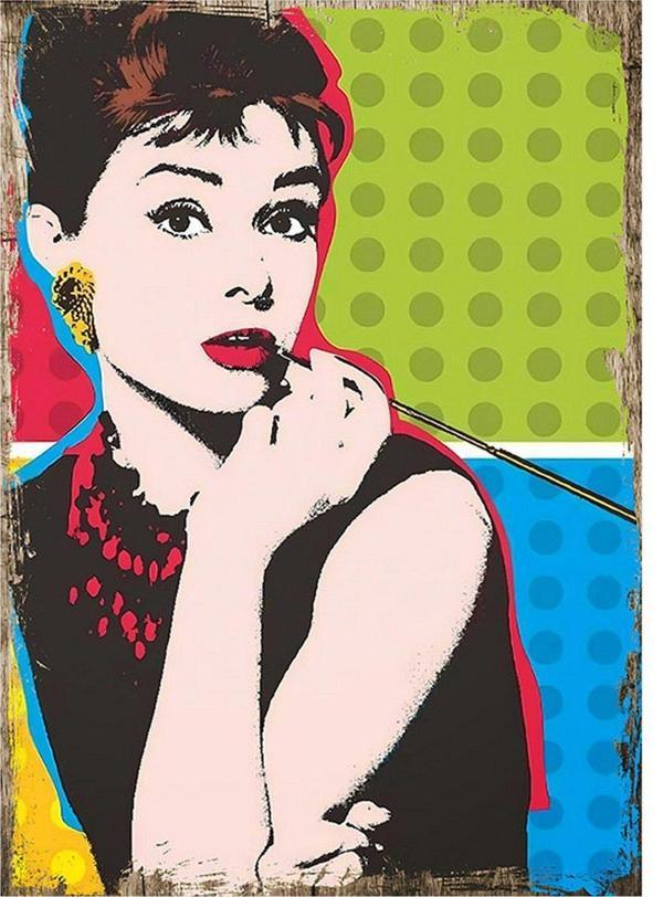 Bedeko Kadın Profili Model Ahşap Tablo 18Cm X 27Cm - Image 1
