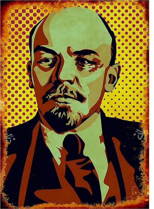 Bedeko Vladimir Lenin Dekoratif Mdf Tablo 18Cm X 27Cm - Image 1
