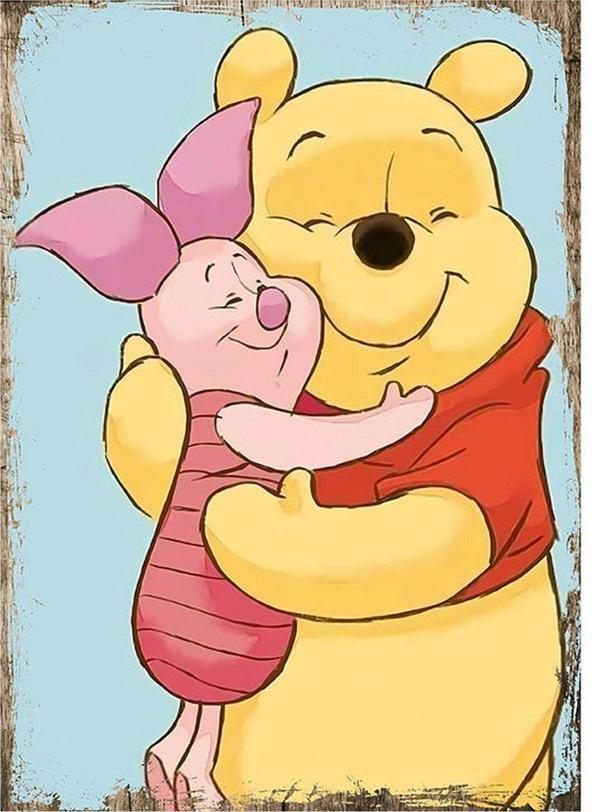 Bedeko Winnie The Pooh Art Mdf Tablo 18Cm X 27Cm - Image 1