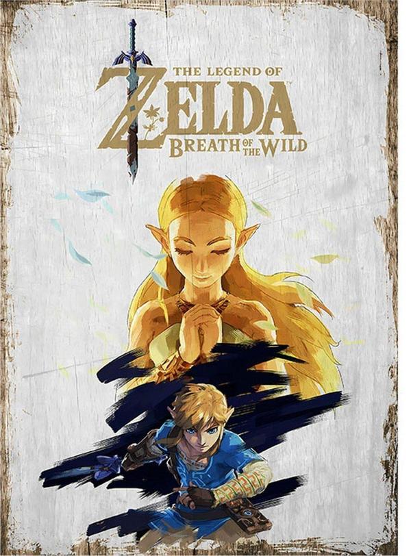 Bedeko Zelda Hediyelik Mdf Tablo 18Cm X 27Cm - Image 1