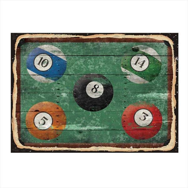 Bedeko Bilardo Topları Art Mdf Poster - Image 1