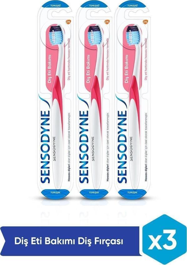 Sensodyne Diş Eti Bakımı Diş Fırçası Yumuşak X 3 Adet - Image 1