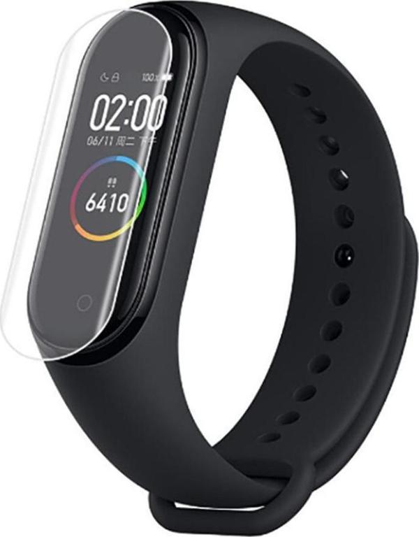 Winex Mobile Mitu Smart Band 4 Ön Darbe Emici Ekran Koruyucu Nano Cam (4 Adet) - Image 1