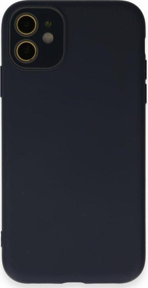 Apple iPhone 11 Kılıf Pürüzsüz Soft Yüzey içi Kadife Kamera Lens Korumalı Lansman Glass Silikon Kapak - Image 1