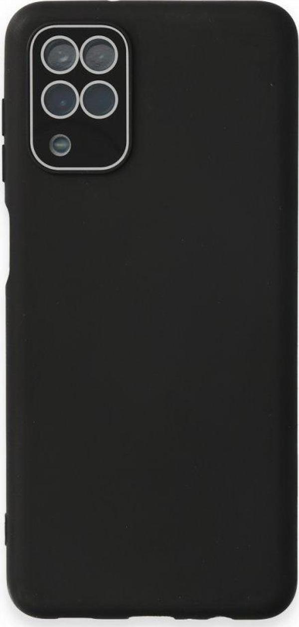 Samsung Galaxy M12 Kılıf Pürüzsüz Soft Yüzey içi Kadife Kamera Lens Korumalı Lansman Glass Silikon Kapak - Image 1
