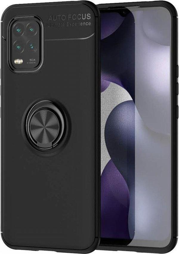 Xiaomi Mi 10 Lite Kılıf Yatay ve Dikey Stand Özellikli içi Petekli Yüzüklü Silikon Range Kapak - Image 1