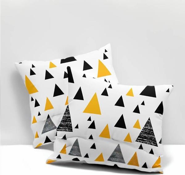 Yastık Kılıfı 50x70 cm  Siyah Sarı - Image 1