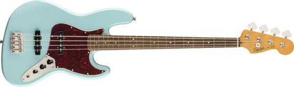 Squier Classic Vibe 60s Jazz Bass Laurel Klavye Daphne Blue Bas Gitar - Image 1