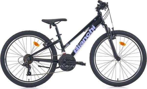 BIANCHI JM00243 KADIN DAĞ BİSİKLETİ 310H V 24 JANT 21 VİTES SİYAH PURPLE GLOSSY - Image 1