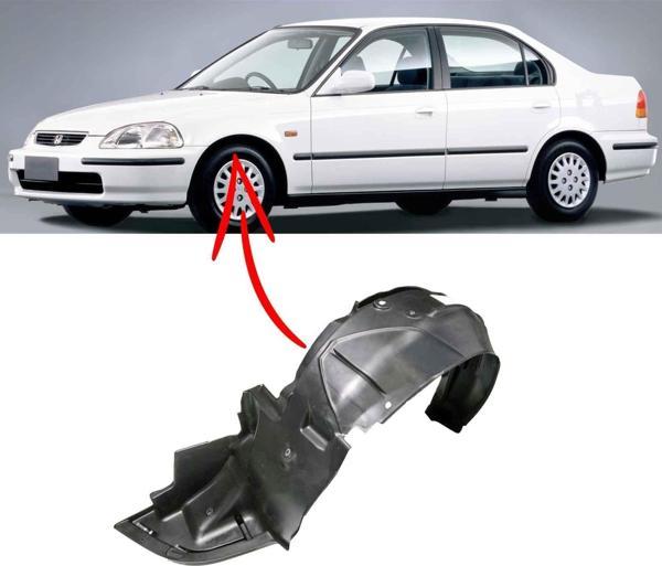Honda Civic Ön Sağ Davlumbaz 1996-2001 74151-S04-000	 - Image 1