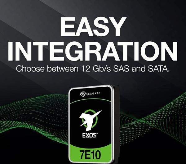 SEAGATE 8TB EXOS 7E10 SATA 3.0 7200 ST8000NM017B - Image 1
