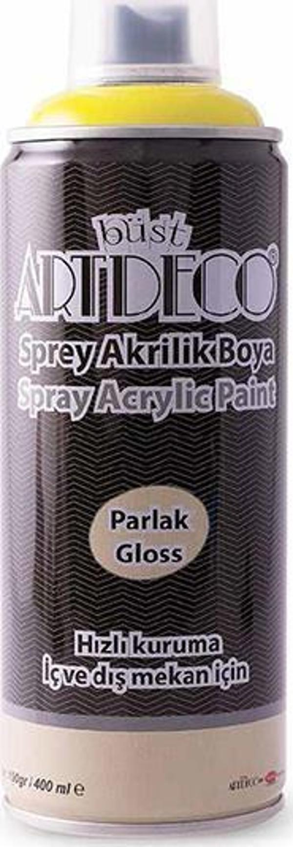 Artdeco Akrilik Sprey Boya 400 ML Sarı Y-400-150 - Image 1