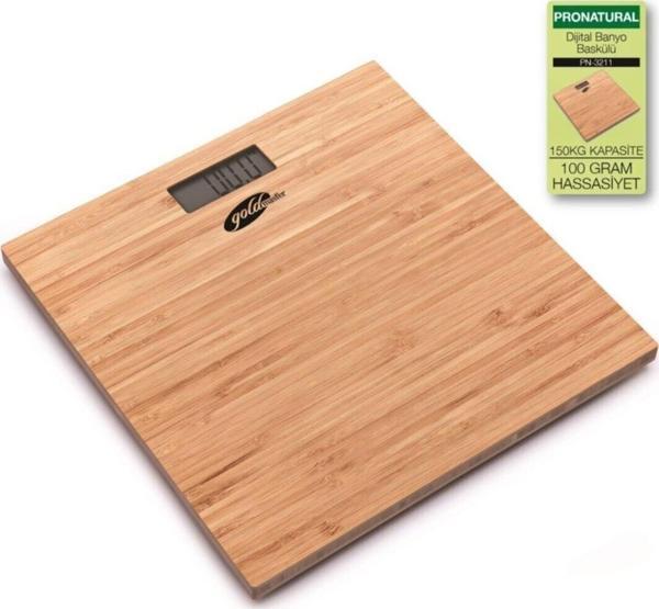 GOLDMASTER Pn-3211 Pronatural Dijital Bambu Banyo Baskülü - Image 1