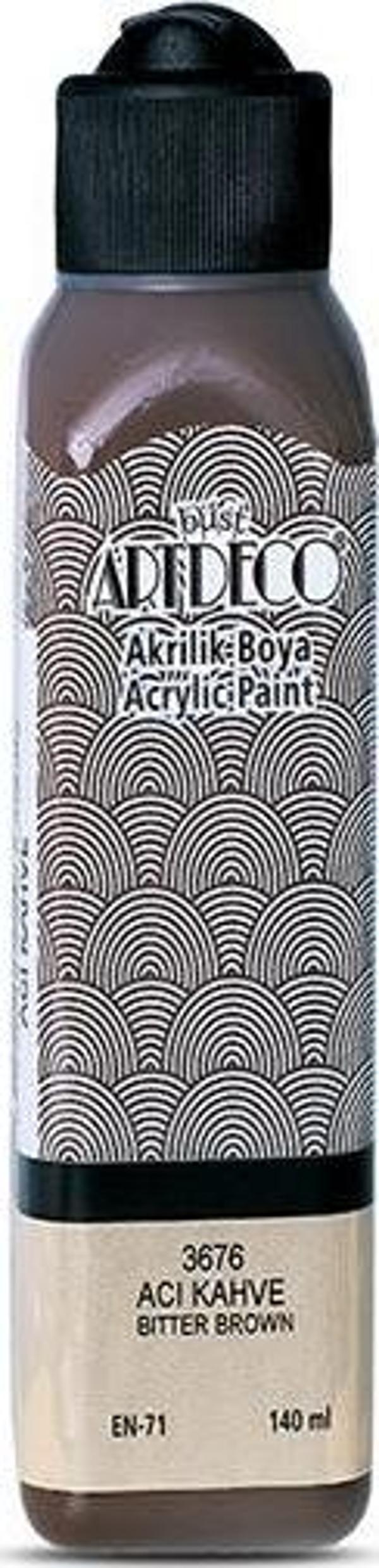 Artdeco Akrilik Boya 140 ML Acı Kahverengi 070R-3676 - Image 1