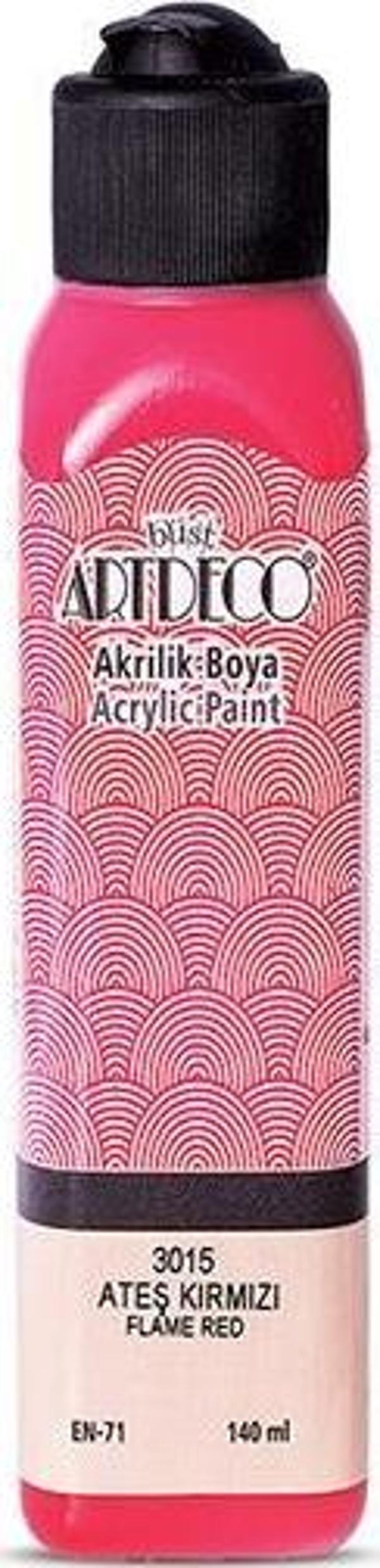 Artdeco Akrilik Boya 140 ML Ateş Kırmızı 070R-3015 - Image 1