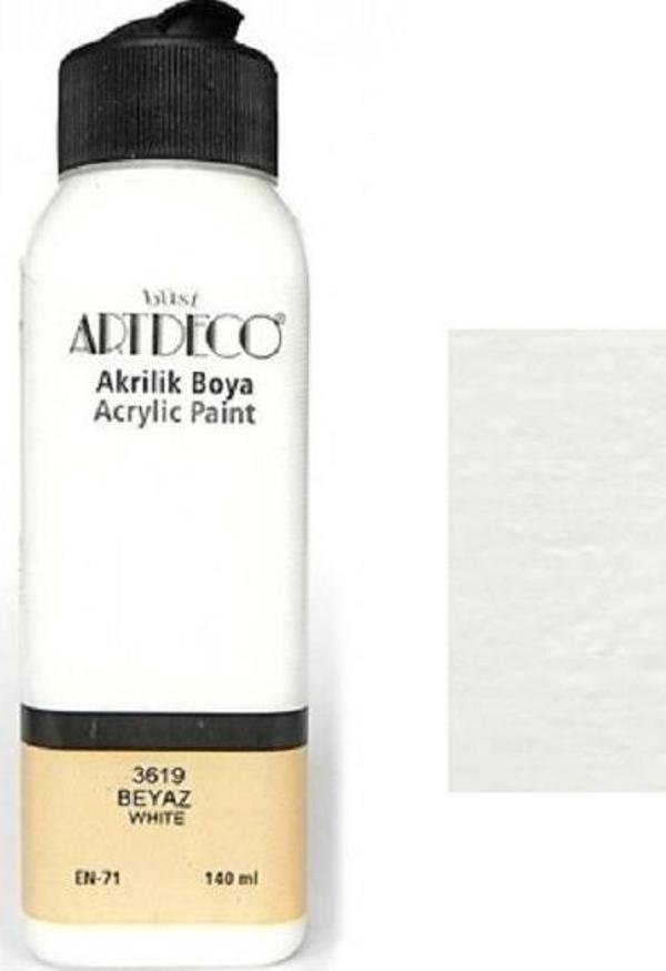 Artdeco Akrilik Boya 140 ML Beyaz 070R-3619 - Image 1