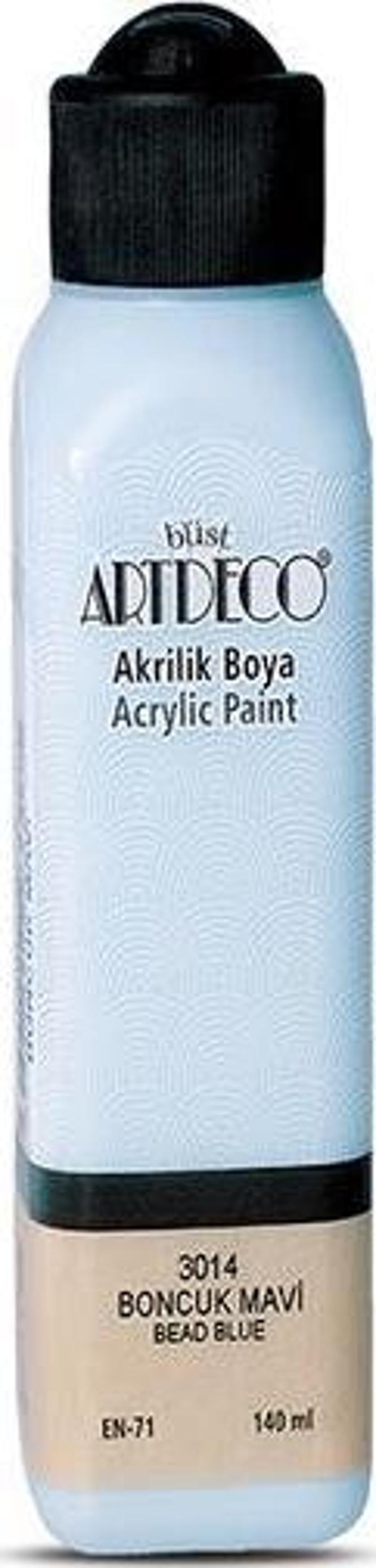 Artdeco Akrilik Boya 140 ML Boncuk Mavi 070R-3014 - Image 1