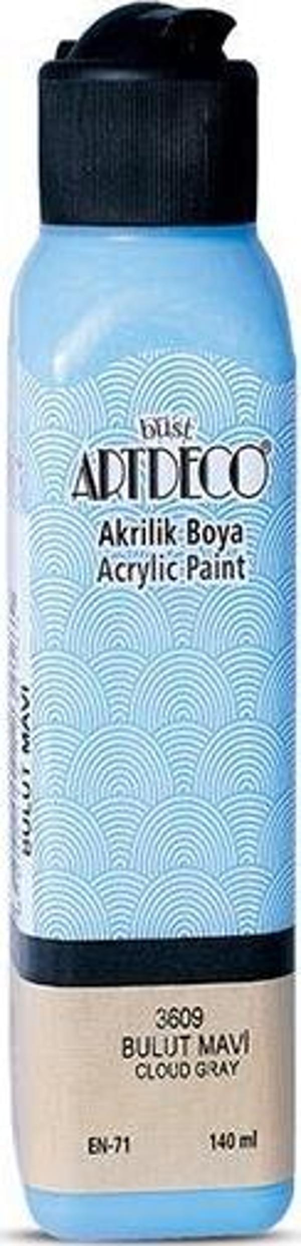 Artdeco Akrilik Boya 140 ML Bulut Mavi 070R-3609 - Image 1