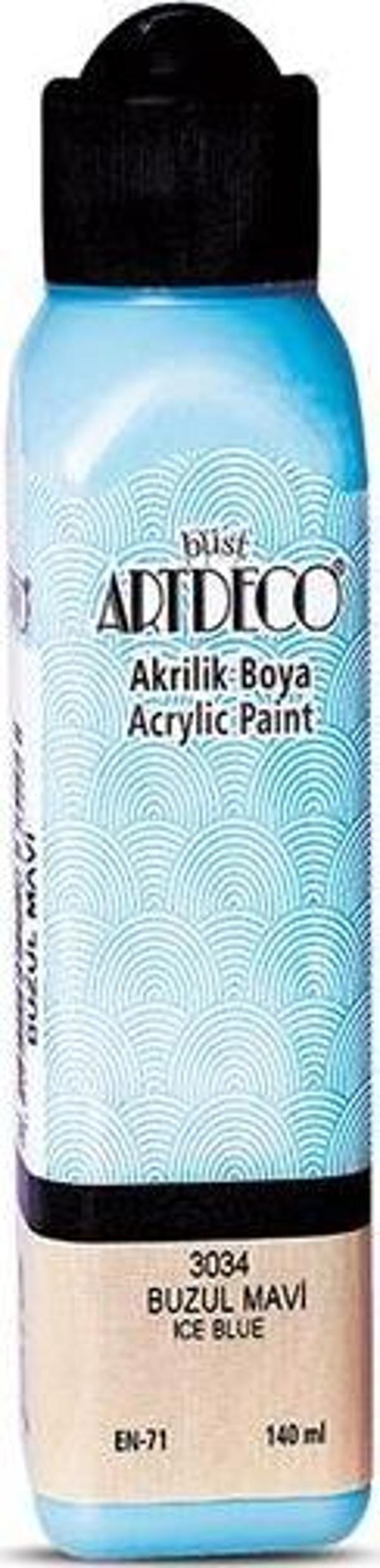 Artdeco Akrilik Boya 140 ML Buzul Mavi 070R-3034 - Image 1