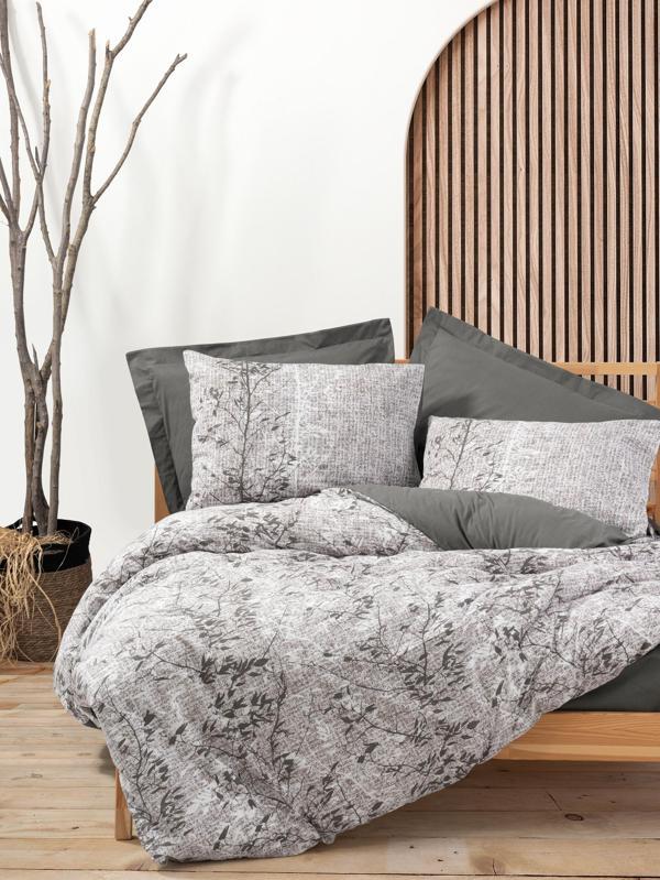Cotton Box Dual Çift Kişilik Nevresim Takımı Odin Kahve - Image 1