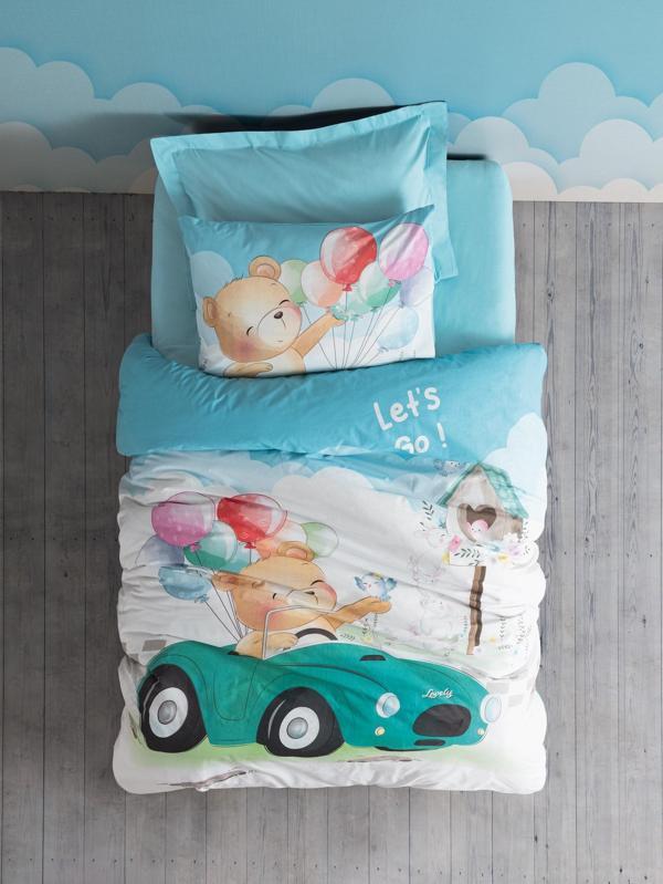 Cotton Box Junior Tek Kişilik Nevresim Takımı Buddy Mavi - Image 1