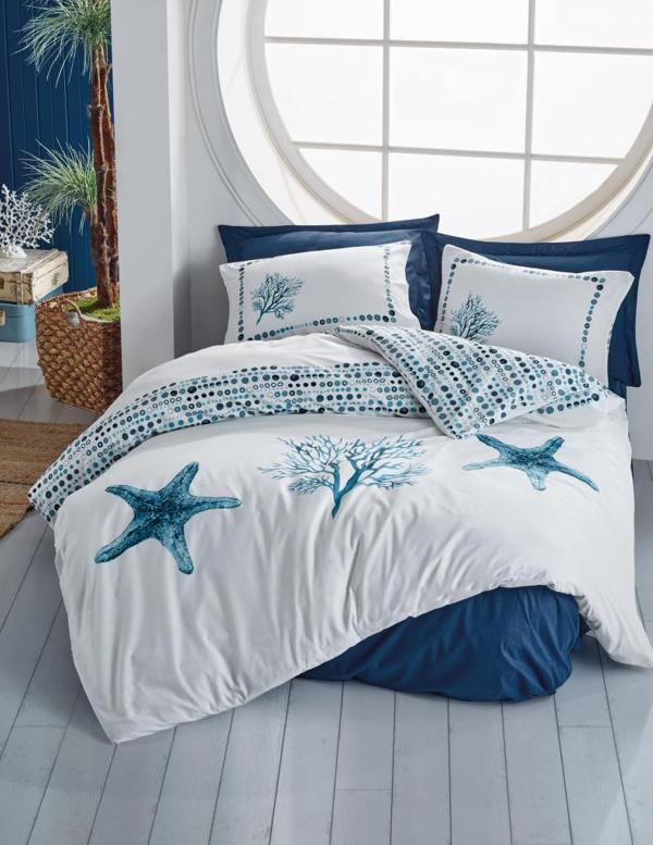 Cotton Box Maritime Çift Kişilik Nevresim Takımı Star Lacivert - Image 1