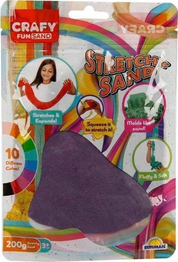 3603 Crafy Streç Oyun Kumu Mor 200 g -Sunman - Image 1