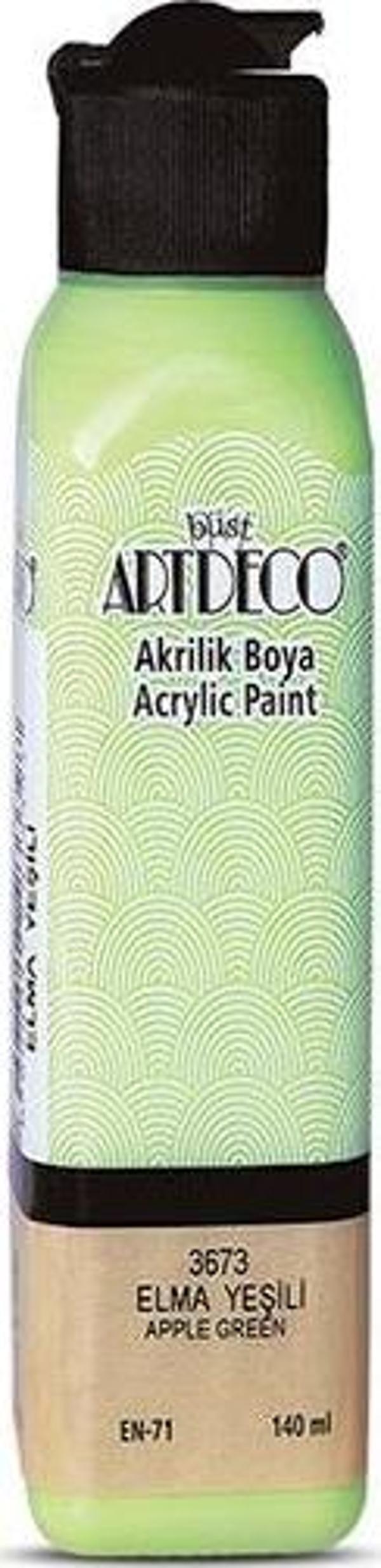 Artdeco Akrilik Boya 140 ML Elma Yeşili 070R-3673 - Image 1