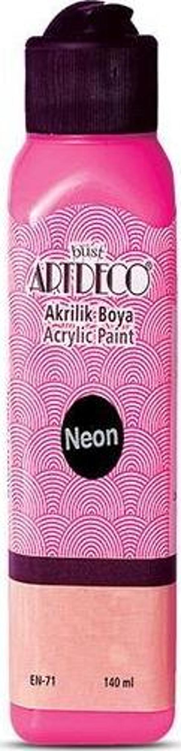 Artdeco Akrilik Boya 140 ML Fosforlu Pembe 070R-930 - Image 1