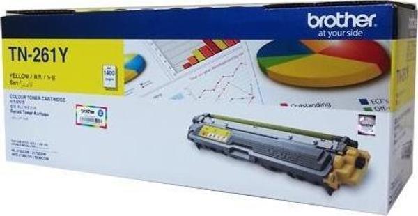 Brother TN-261Y 1.400 Sayfa Yellow Sarı Toner HL-3150-3170 MFC-9140-9330 - Image 1