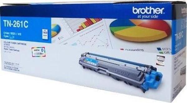 Brother TN-261C 1.400 Sayfa Cyan Mavi Toner HL-3150-3170 MFC-9140-9330 - Image 1