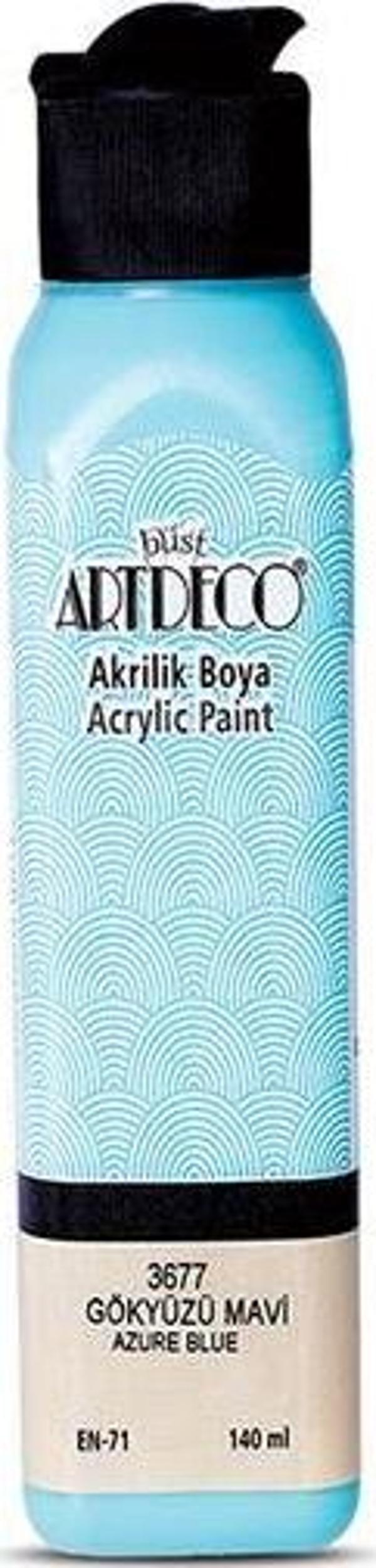 Artdeco Akrilik Boya 140 ML Gökyüzü Mavi 070R-3677 - Image 1