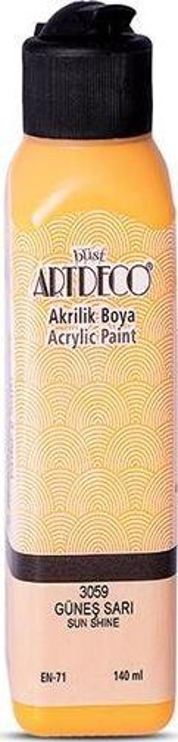 Artdeco Akrilik Boya 140 ML Güneş Sarı 070R-3059 - Image 1