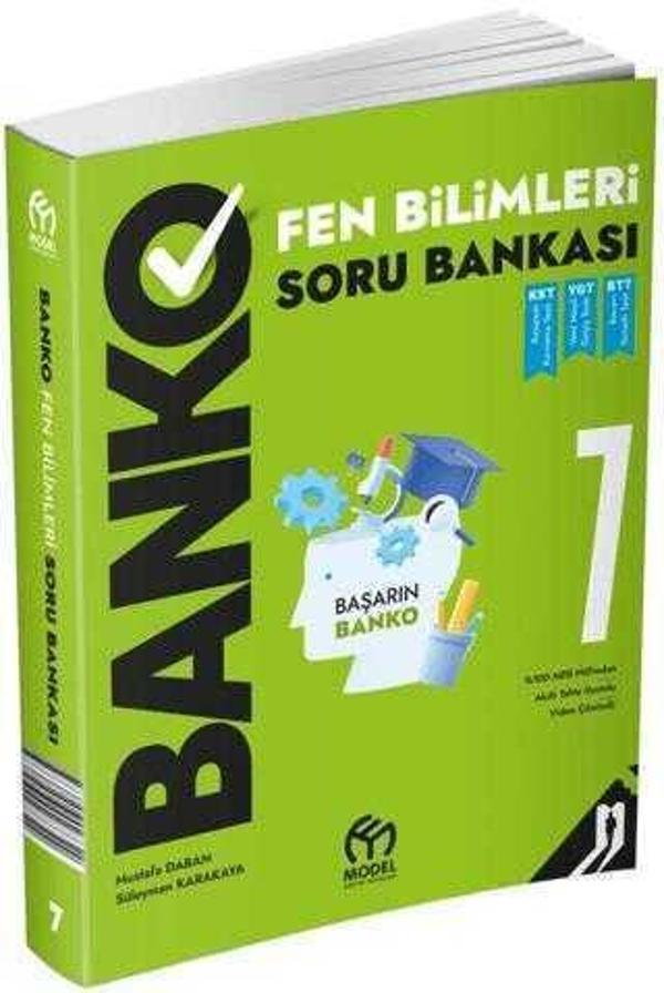 Model Yayınları 7. Sınıf Banko Fen Bilimleri Soru Bankası - Model Yayınları - Image 1