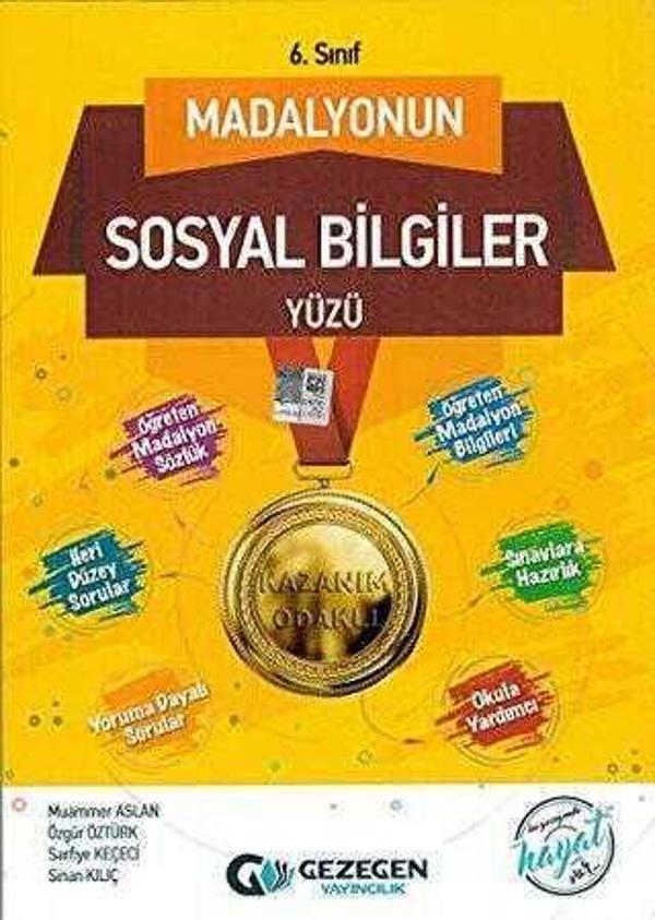 6. Sınıf Madalyonun Sosyal Bilgiler Yüzü Gezegen Yayınları - Otopsi Yayınevi - Image 1