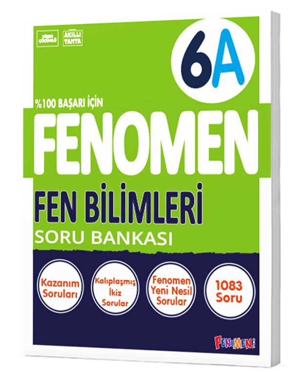 Fenomen Okul 6. Sınıf Fen Bilimleri A Fenomen Soru Bankası - Otopsi Yayınevi - Image 1