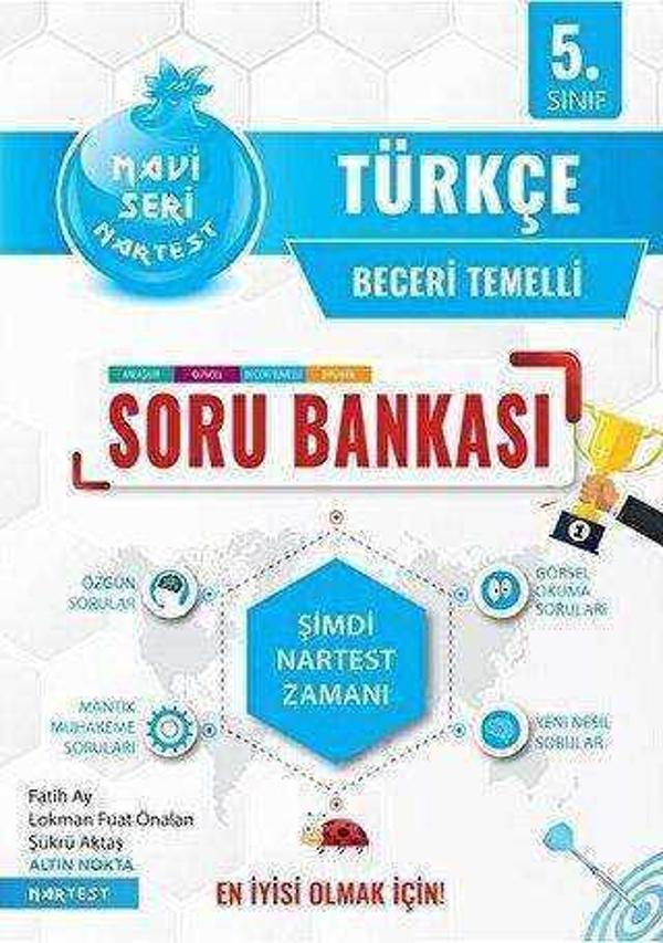 Nartest Yayınevi 5. Sınıf Süper Zeka Türkçe Soru Bankası Fen Liselerine Hazırlık - Otopsi Yayınevi - Image 1