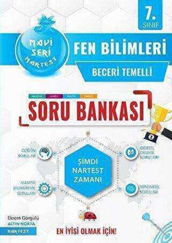 Nartest Yayınevi 7. Sınıf Mavi Fen Bilimleri Soru Bankası - Otopsi Yayınevi - Image 1