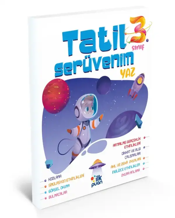 İlk Puan Yayınları 3. Sınıf Tatil Serüvenim Yaz Tatil Kitabı - Puan Yayınları - Image 1